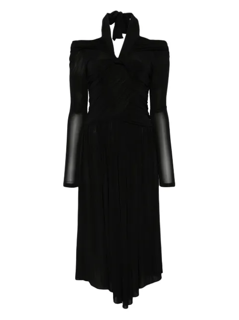 ISABEL MARANT Valentine midi dress Black RO0731FAC1K03I