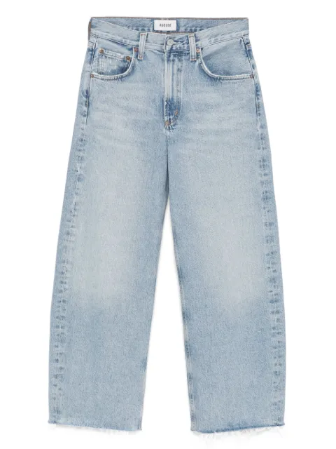 AGOLDE low curve fray jeans Blue A2381206