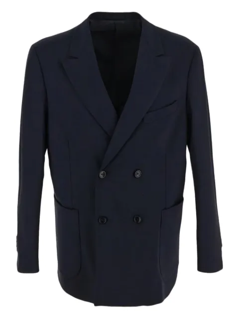SEVEN GAUGE double-breasted blazer Blue BLZ002510212