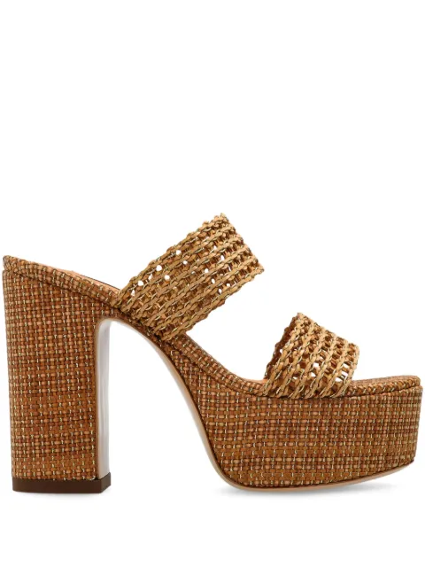 Casadei woven-platform sandals Neutrals 1M468J1201C2778