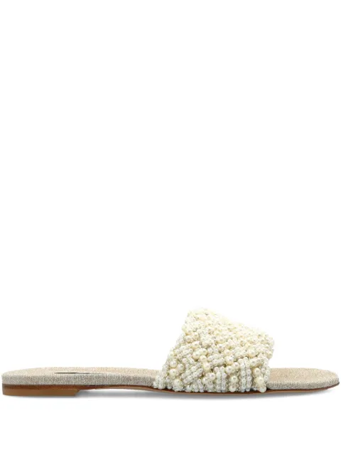 Casadei Pearlsway slides Gold 1M479J0101C2786