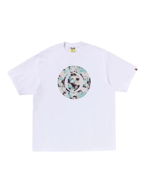 A BATHING APE® logo-graphic T-shirt White 001TEL301320M