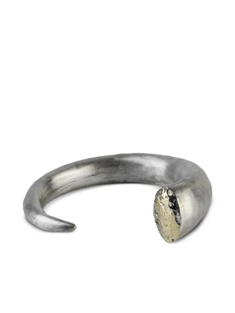 Parts of Four 18K yellow gold and sterling silver Horn bracelet Silver E160217MA18K