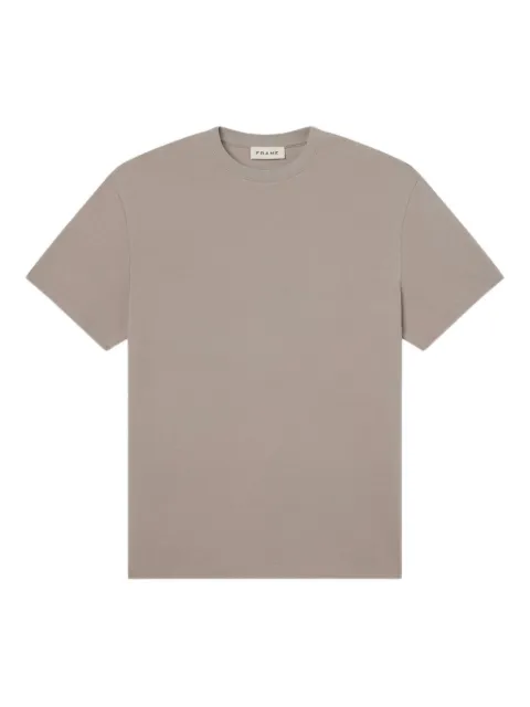 FRAME crew-neck short-sleeve T-shirt Neutrals LMTS0435