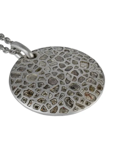 Parts of Four sterling silver Disk diamond necklace Silver 11284DADIA