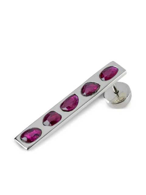 Parts of Four sterling silver Plate earring Grey 21352PARUB
