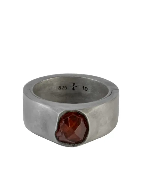 Parts of Four spessartite silver ring Silver 200122DASPES