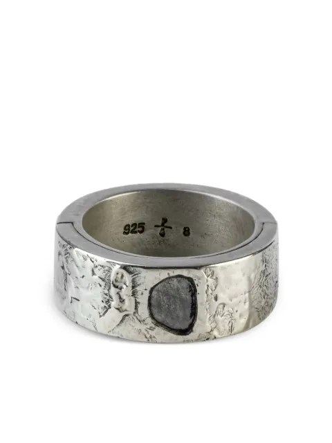 Parts of Four sterling silver Sistema diamond ring Silver 80112