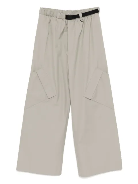 Qasimi Cargo wide-leg trousers Grey SS25TRS03