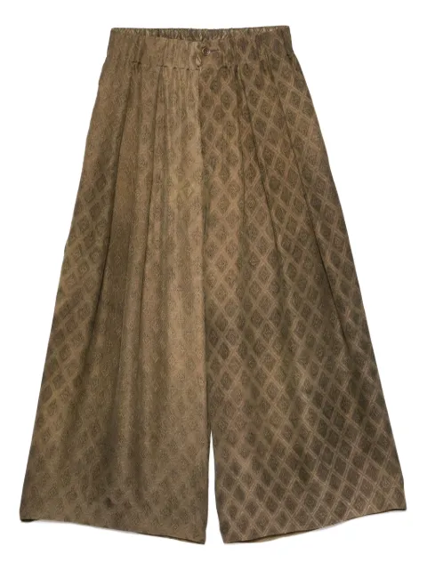 Uma Wang Poetic trousers Brown UW3013