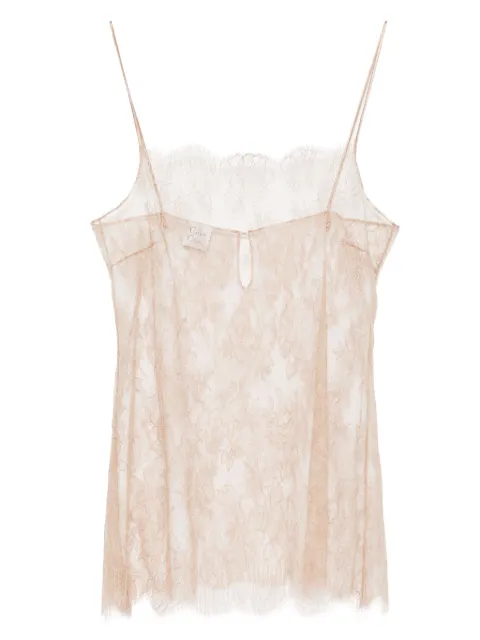 Carine Gilson silk camisole Neutrals AL0406BSW25VISVIS