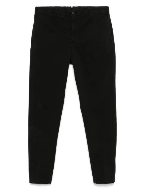 Incotex pressed-crease trousers Black 1W08519098B
