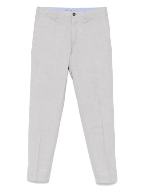 Incotex mélange-effect trousers Grey 1T08515855B