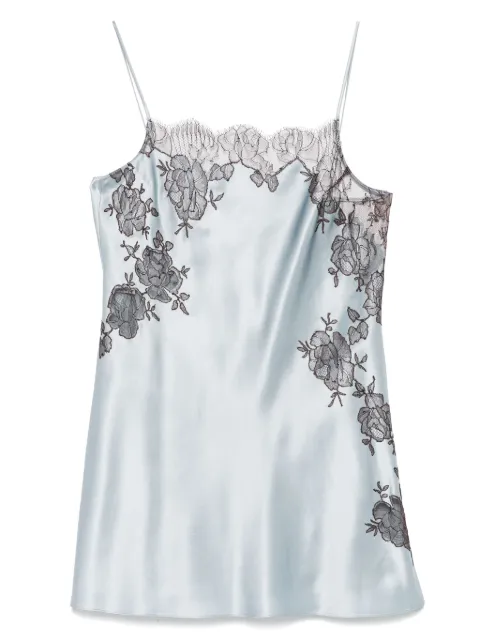 Carine Gilson satin slip dress Blue AL0400HSW25BGVEBE