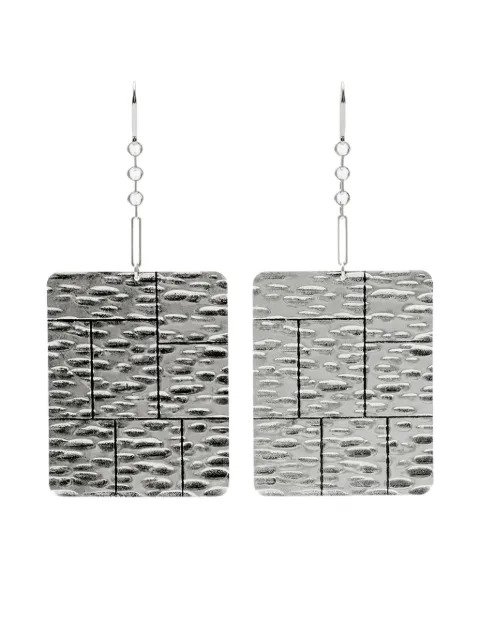 ISABEL MARANT Blacke pendant plate earrings Grey BL0256FAC4B09B