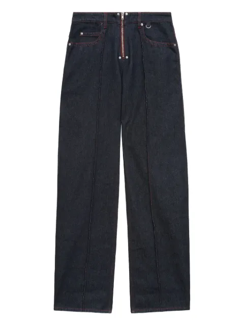 ISABEL MARANT Stely zip-detail trousers Blue PA0621FAC4H01I