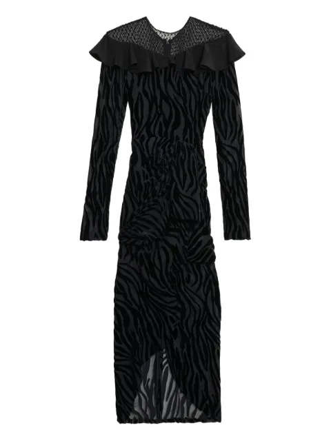 ISABEL MARANT Camy asymmetric dress Black RO0897FBC4J24I
