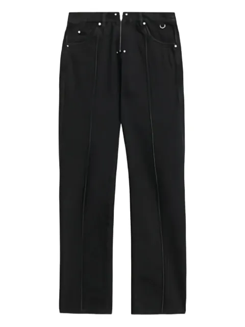 ISABEL MARANT Silviana zip-detail trousers Black PA0606FAC4H01I