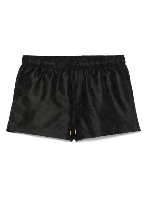 Versace Barroco-jacquard swim shorts Black 10188771A12894