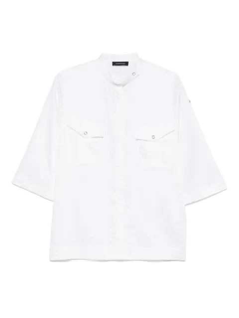 Barbara Bui band-collar shirt White F1413FEH
