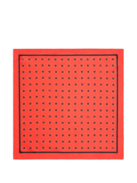 Valentino Garavani Opticool silk scarf Red YEK008QGH