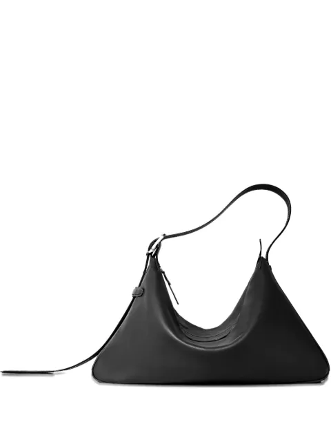 Bonastre medium Rider leather shoulder bag Black BN172