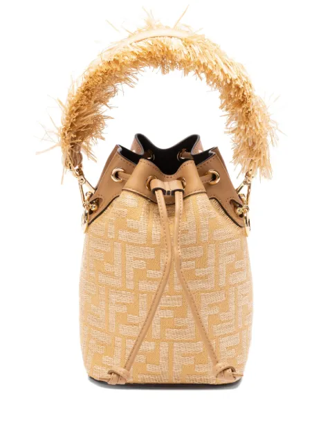 FENDI Mon Tresor bucket bag Neutrals 8BS093AV23