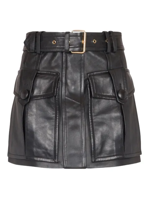 Balmain belted skirt Black FF1LBA85LD63