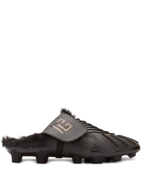 Balmain Half Time slippers Black FM1VJ397TKRT