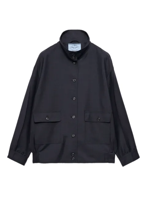 Prada mohair wool jacket Blue P8011SOOO12I1