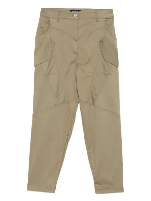 Barbara Bui cropped trousers Green F1648FEH