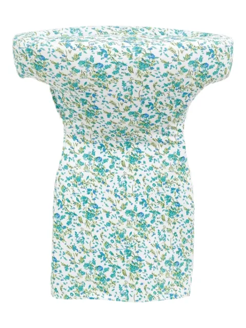 Duran Lantink padded mini dress White DRSS25DR02579