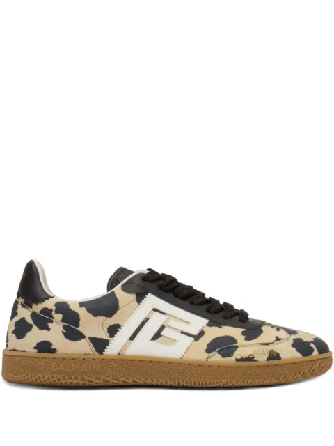Balmain Swan leopard-print sneakers Neutrals FN1VI735LEOP