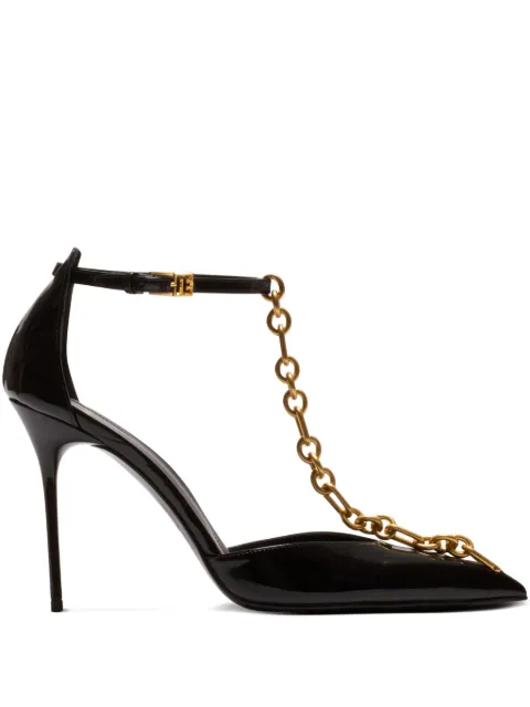 Balmain Sync patent leather pumps Black FN1UA152LPAT