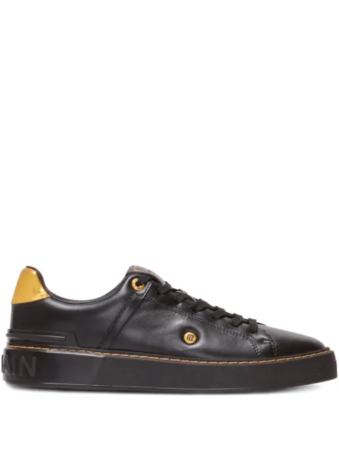 Balmain B-Court leather sneakers Black FN1VI752LNSS