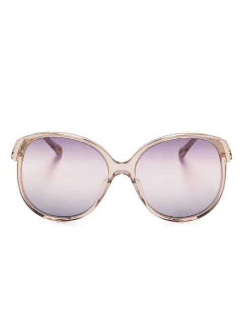Chloé Eyewear oversize-frame sunglasses Gold CH0285S