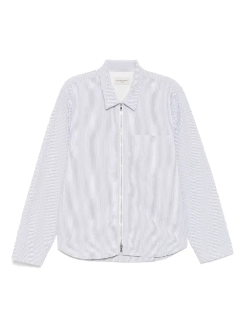 Officine Generale Malo seersucker jacket White S25MOVS072