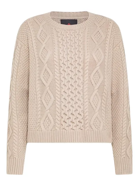 Peuterey Tracy Ws cable-knit sweater Neutrals PED519399012157