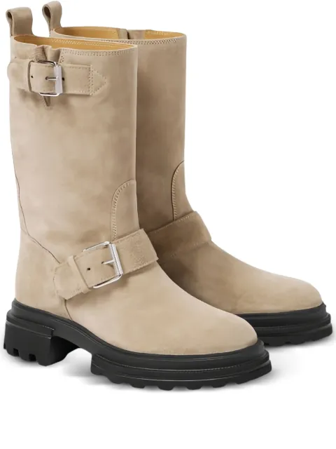 Hogan buckled biker boots Neutrals HXW6740FM10BYE