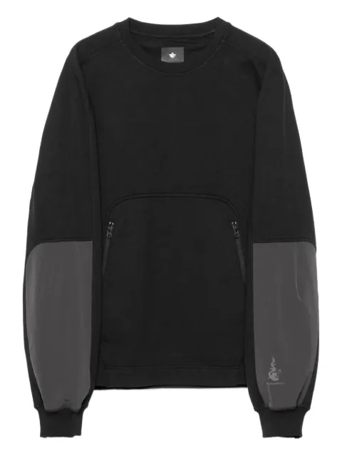 Maharishi 6045 panelled sweatshirt Black S256045BLAL