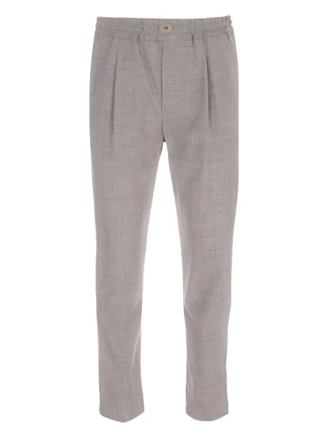 Eleventy button pleat trousers Grey G75PANG13TES0A053