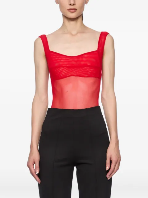 Atu Body Couture mesh bodysuit Red AT25076