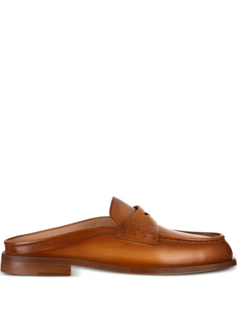 Santoni loafer mules Brown WUQC59820BA2NIVLC50