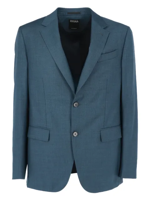 Zegna button-fastening long-sleeves suit Blue 922030A920FT2Y