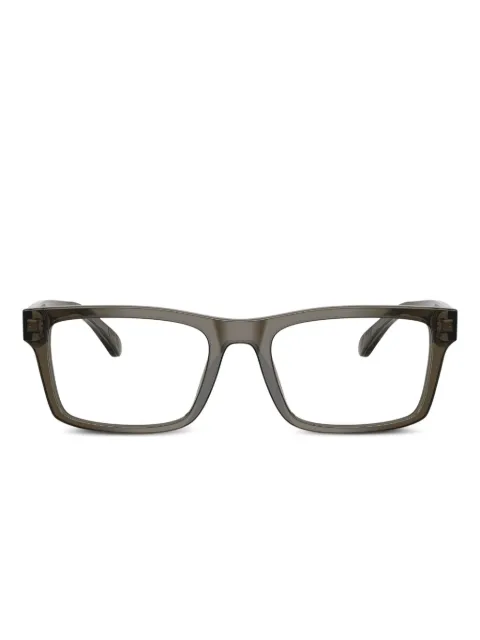 Emporio Armani square-frame glasses Brown EA3254
