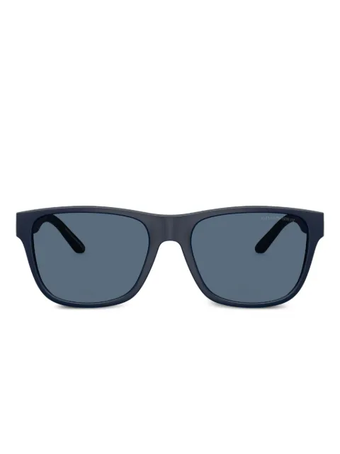 Emporio Armani logo-print sunglasses Blue EA4243