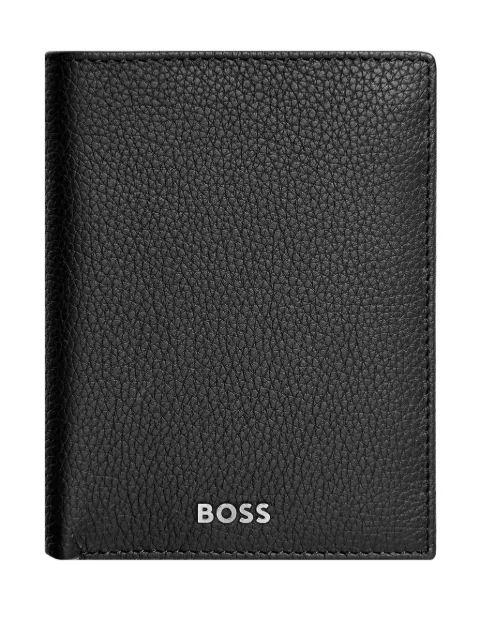 BOSS logo-print cardholder Black HLO416A
