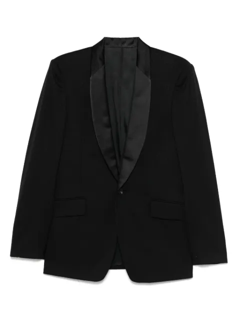 Miu Miu Pre-Owned 2010s patterned-jacquard blazer Black MI480ML