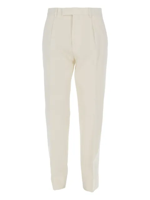 Zegna pleated trousers Neutrals UFI04A9TP45