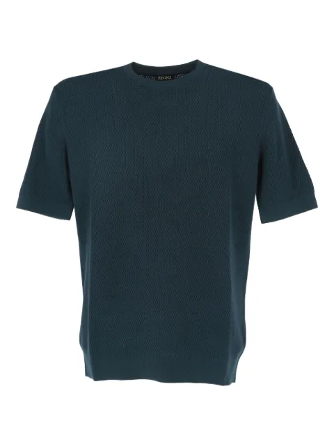 Zegna short-sleeve T-shirt Blue UFC25A9C10
